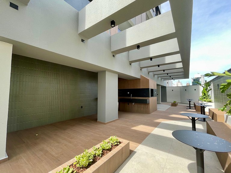 Conforto e modernidade em um estúdio com localização ideal e