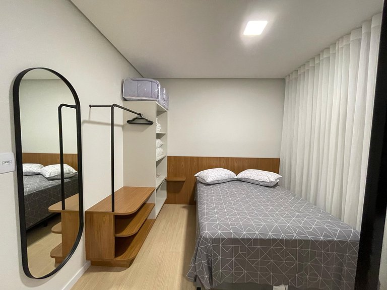 Conforto e modernidade em um estúdio com localização ideal e