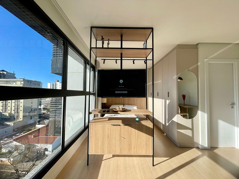 Studio Elegante Vista Deslumbrante para a Catedral